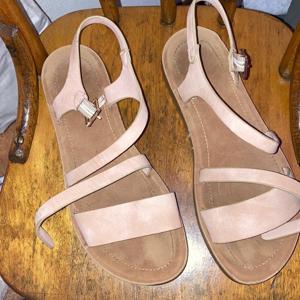 Pink sandals